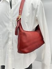 Vintage Coach Legacy Shoulder Bag 9059 Red Glove Tanned Leather picture