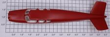 Lionel 6800-60 Red and White Airplane No Side Wings or Propeller-Incomplete picture