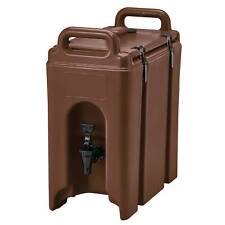 Cambro 250LCD131 Camtainer Brown 2.5 Gal. Insulated Beverage Camtainer picture