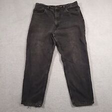 Vintage Levi's Mens 550 Black Denim Relaxed Fit Tapered Leg Jeans 38x30 USA Made picture