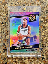 Anthony Edwards RC 2020-21 Panini NBA Hoops WE GOT NEXT Refractor Rare Gem Mint picture