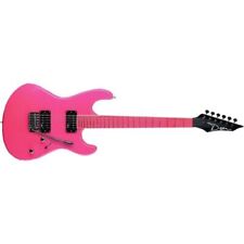 Dean Custom Zone Solid Body Electric Guitar, 2 Humbuckers Florescent Pink picture