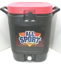 1998 Vtg Black Coleman All Sport 10 Gal. Drink Cooler Water Jug Spout Model 5610 picture