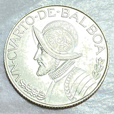 1962 Panama 1/4 Balboa Super Blazing White Gem BU CHRC picture