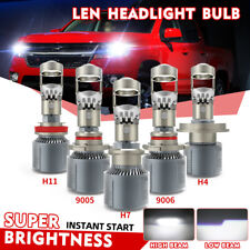 2Pcs H4 H7 H11 9005 9006 Bi-LED Mini Projector Lens Bulbs Headlight 200W LHD RHD picture