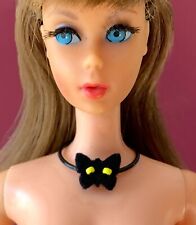 VINTAGE BARBIE 1971-72 MOD DANCING LIGHTS REPRO CHOKER NECKLACE JEWELRY #3437 picture
