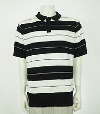 Lowrider Vtg Charlie Brown Striped Banlon Polo Shirt Mens Medium picture