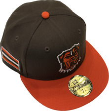 Cleveland Browns New Era The DAWG Two Tone 59FIFTY Fitted Hat - Brown/Orange picture