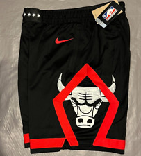 New Nike Chicago Bulls 2023/24 City Edition Black Swingman Shorts Sz XL $90 picture