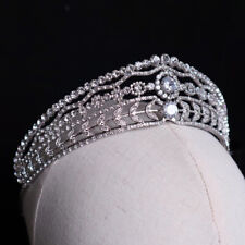 Vintage Silver Crown Tiara real metal gift birthday diadem birthday bridal picture