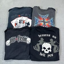 Vintage No Fear & So cal T-Shirts Men Size XL Distressed Grunge y2k lot of 4 picture