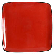 Home Trends Rave Red Square Dinner Plate 7333027 picture