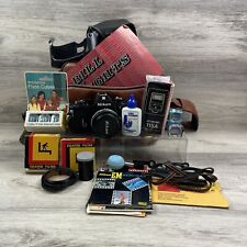 Vintage Nikon EM 35mm Camera Made In JAPAN Series E 50mm Lens + Filters & More picture