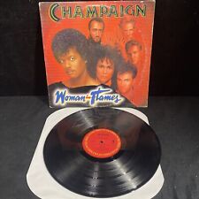 Champaign Woman In Flames Vinyl LP  1984 VG VG+ PROMO picture
