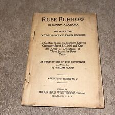 RUBE BURROW OF SUNNY ALABAMA by William Ward - 1st ed, pulps, dime novel, 1900 picture