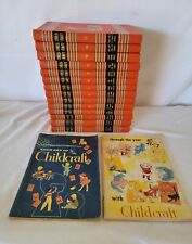 Vintage 1954 Childcraft Childrens Books Volumes 1,2, 4-15 Full Hardcover Set  picture