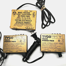 3 HO Train Power Packs, (2) Tyco 899BP (1) AHM 70277 Untested picture
