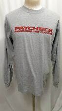 Vintage 2003 Paycheck Movie Promo Long Sleeve Tee Gray large Anvil Cotton Blend picture