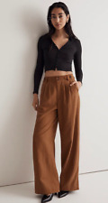 Madewell $118 The Tall Harlow Wide-Leg Pant Harvest Acorn T0 NH244 picture