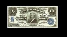 Reproduction Rare USA $10 1908 Silver Certificate Banknote america picture