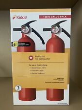 Fire Extinguisher Multi Use Home Office Shop Emergency 1-A:10-B:C Kidde 2 Pack picture