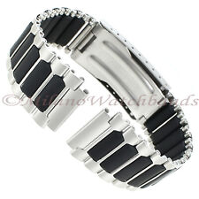 19mm Timex Ironman Triathlon Center Clasp Stainless Mens Band LONG TX485168 picture