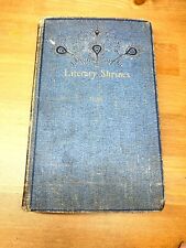 Antique 1895 Literary Shrines - Fifth Edition by Theodore F Wolfe ~ Hardcover picture