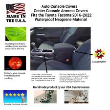 Neoprene Center Console Armrest Cover- Fits the Toyota Tacoma 2016-2023 (F6N) picture