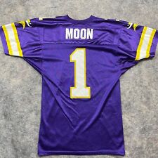 Vintage Minnesota Vikings Jersey Men Medium Purple Wilson Warren Moon NFL 90s picture