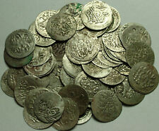 Lot 4 Rare Genuine Islamic SILVER para coins//Mahmud/Abdul Hamid/Mustafa, Selim picture