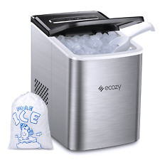 Ecozy Countertop Bullet Ice Maker Portable Ice Machine 26lbs/24hrs Self-cleaning picture