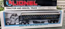 LIONEL 0/027 GAUGE #6-12785 TRACTOR AND GRAVEL TRAILER  NEW picture