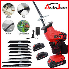 24V Cordless Reciprocating Saw Variable Speed w/ 2 Batteries & Charger & 8Blades picture