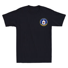 Central Intelligence Agency CIA Military Veteran Spy Pocket Retro Men's T-Shirt picture