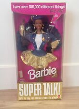 NRFB Vintage 1994 Barbie Super Talk African American #12379 ***STILL WORKS*** picture