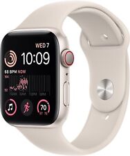 Apple Watch SE (2022) 40mm Starlight Aluminum Case with Sport Band, S/M (GPS... picture