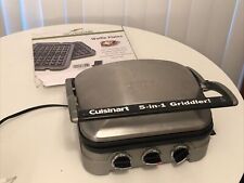 Cuisinart GR-4N 5-in-1 Grill Griddler Panini Maker Set with Waffle Plates picture