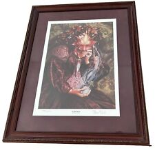 Brian Froud - Wild Wood SIGNED #1359/1500 Glass/Wood Frame Matted CUSTOM Fantasy picture