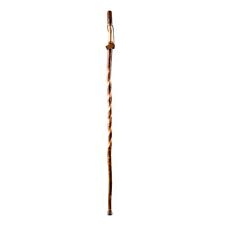 Brazos Twisted Hickory Wood Walking Stick 55 Inch Height picture