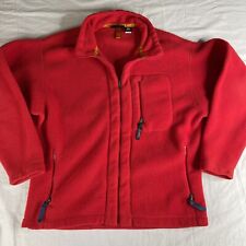 Vintage Patagonia men's retro-x fleece jacket L Large Made USA Fall 2000 red picture