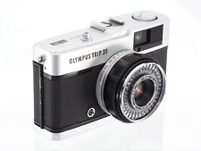 [EXC-, WARRANTY] Olympus Trip 35 Chrome-Button 35mm Film Camera, Fully Serviced picture
