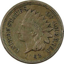 1862 Indian Head Cent XF EF Extremely Fine Copper-Nickel 1c SKU:I12438 picture