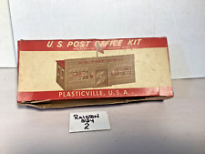 Vintage Plasticville S/O gauge #PO-1 Post Office building kit picture