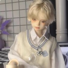 Cool 1/4 BJD Doll SD Resin Joint Eyes Face Makeup Young Male Boy Bare Doll Gift picture