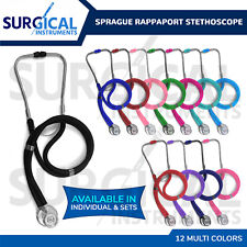Sprague Rappaport Dual Head Stethoscope 5 Interchangeable Pieces German Grade picture
