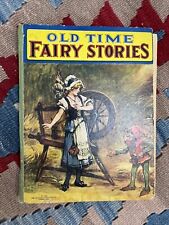 Antique Hard Cover 1923 Old Time Fairy Stories Cinderella Little Black Sambo picture