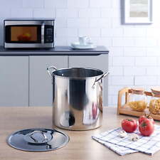 8QT/ 12-Qt Stainless Steel Stock Pot with Metal Lid picture