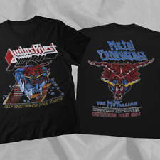 Vintage 1984 Judas Priest Defenders Of The Faith Tour Double Sided T-Shirt picture