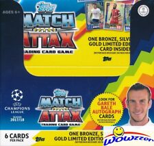 2017/18 Topps Match Attax Champions League Soccer MASSIVE 50 Pack Box-300 Cards picture