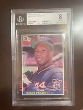 1985 Donruss Kirby Puckett Rookie RC #438 BGS 8 NM-MT picture